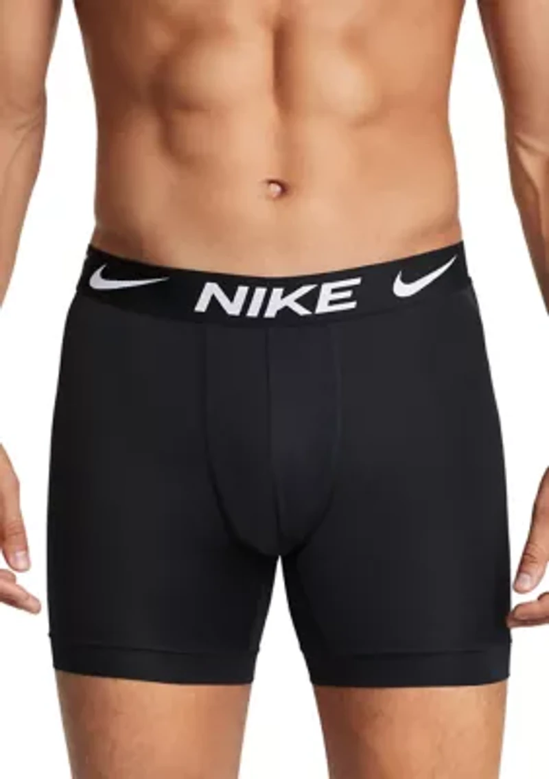 Dri-FIT Essential MicroLong Boxer Briefs (3-Pack)