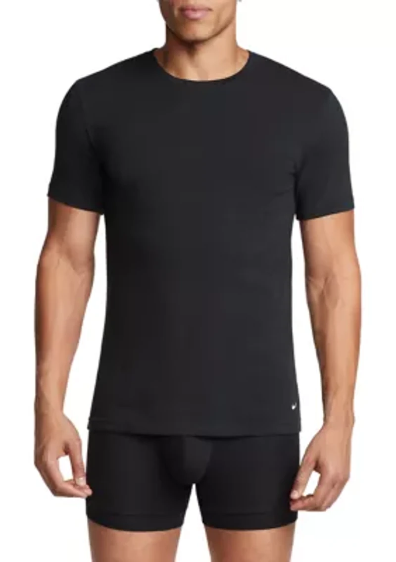 Crew Neck Undershirts - 2 Pack