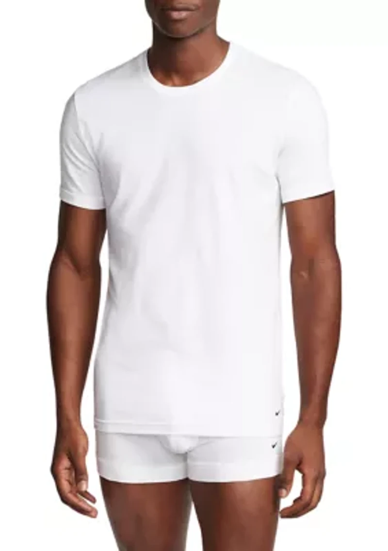 Crew Neck Undershirts - 2 Pack