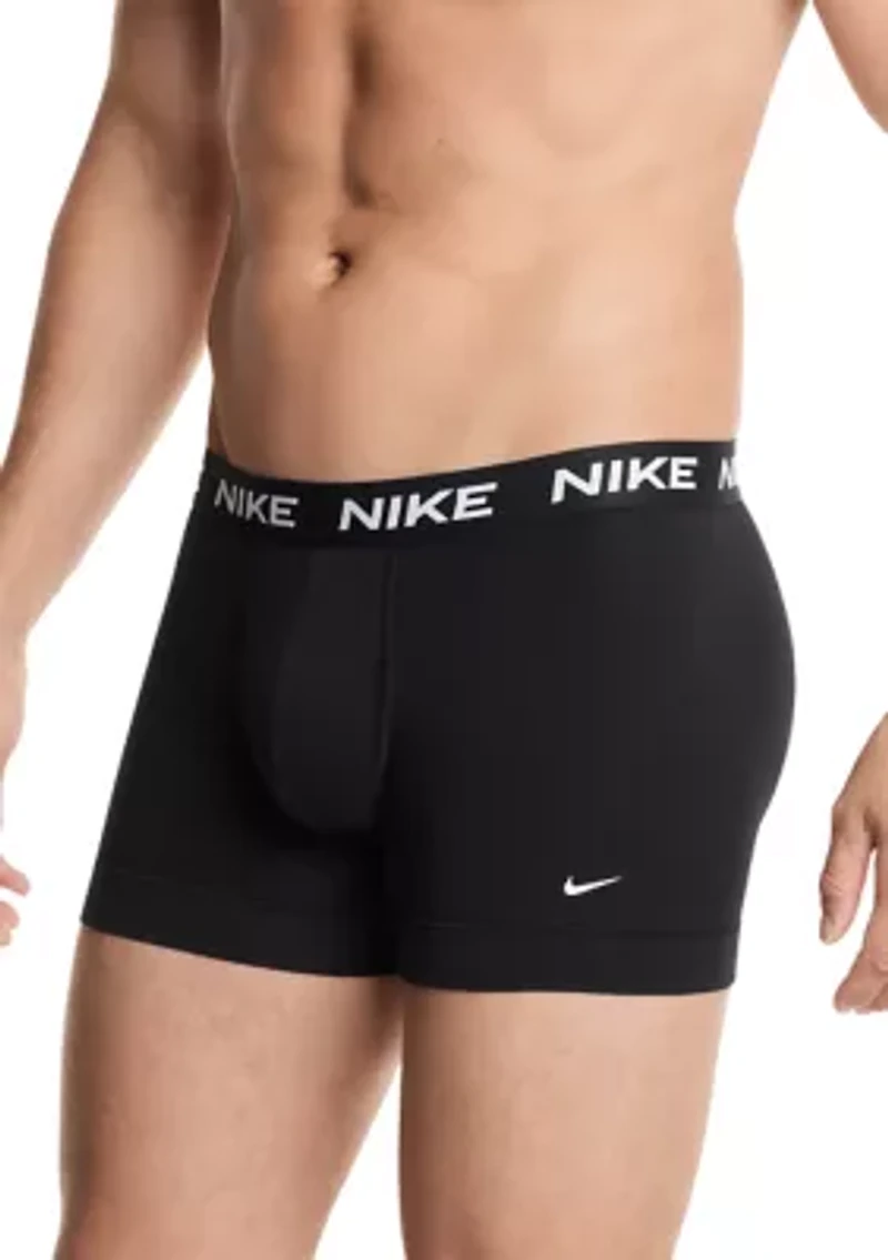 All Day Cotton Stretch 3-Pack Trunks