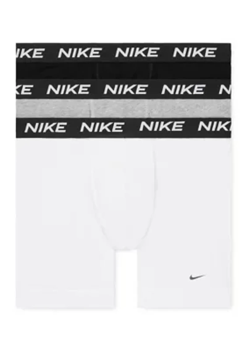 All Day Cotton Stretch 3-Pack Boxer Briefs