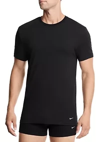 All Day Cotton Stretch 2-Pack Crew Neck T-Shirt