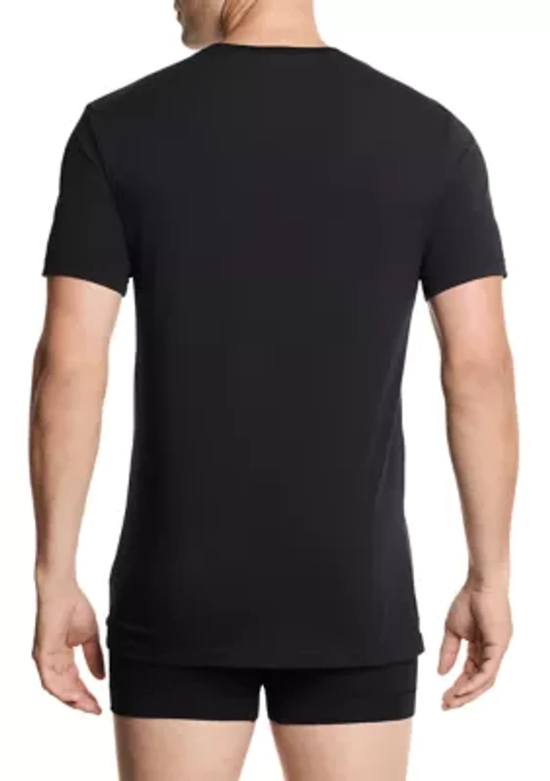 All Day Cotton Stretch 2-Pack Crew Neck T-Shirt