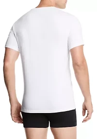 All Day Cotton Stretch 2-Pack Crew Neck T-Shirt