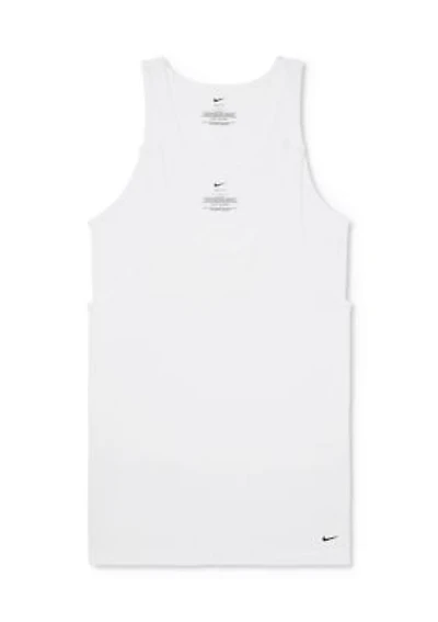 Men's All Day Cotton Stretch 2-Pack Ribbed Tank Tops