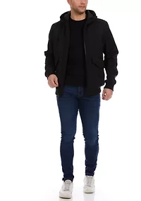 Quilted Bomber Jacket