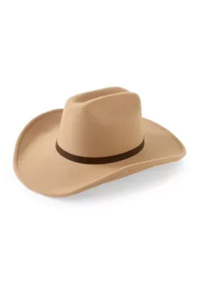 Faux Felt Cattleman's Crease Cowboy Hat 