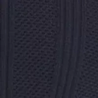 Men's Mesh Stripe Coatfront Sweater
