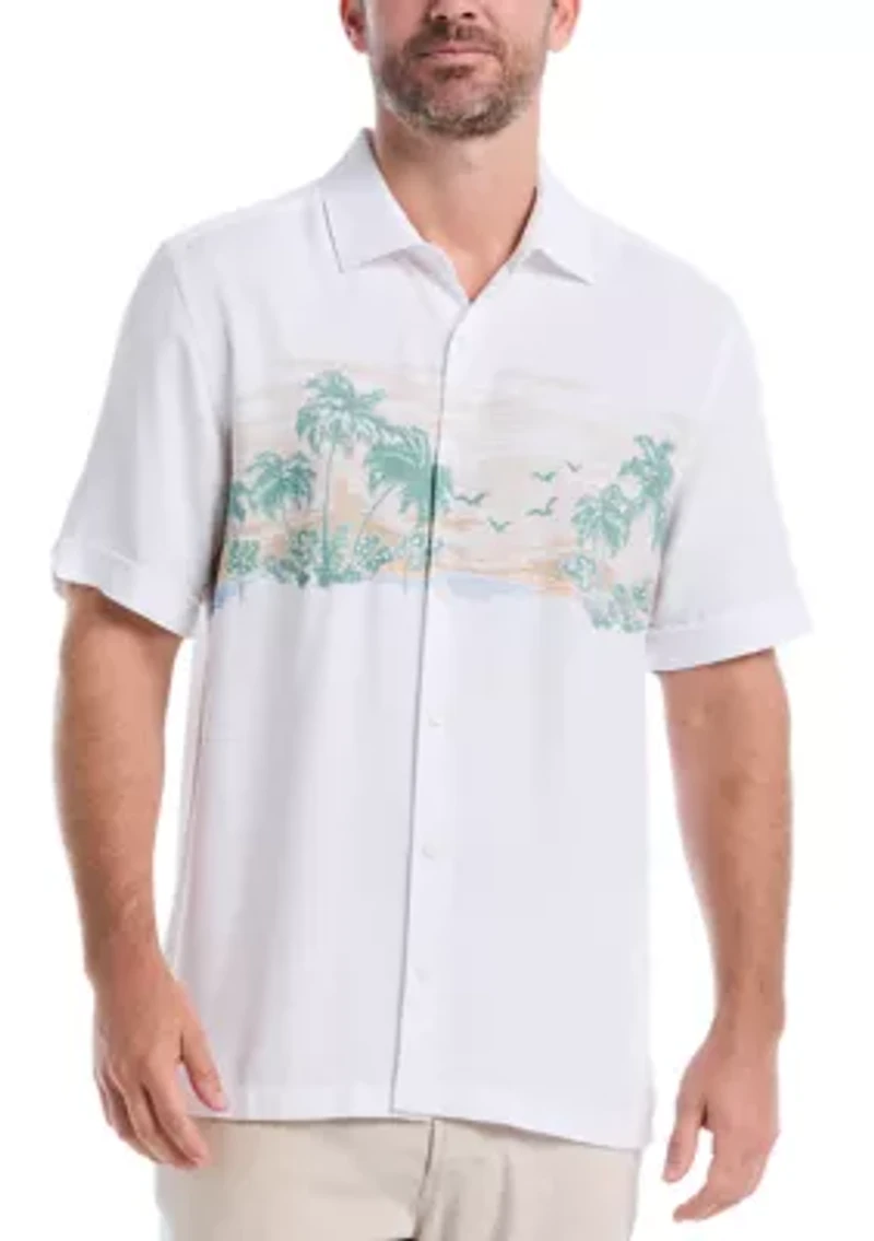 Men's Scenic Printed Short Sleeve Shirt