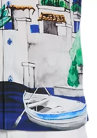 Big & Tall Tropical Print Shirt