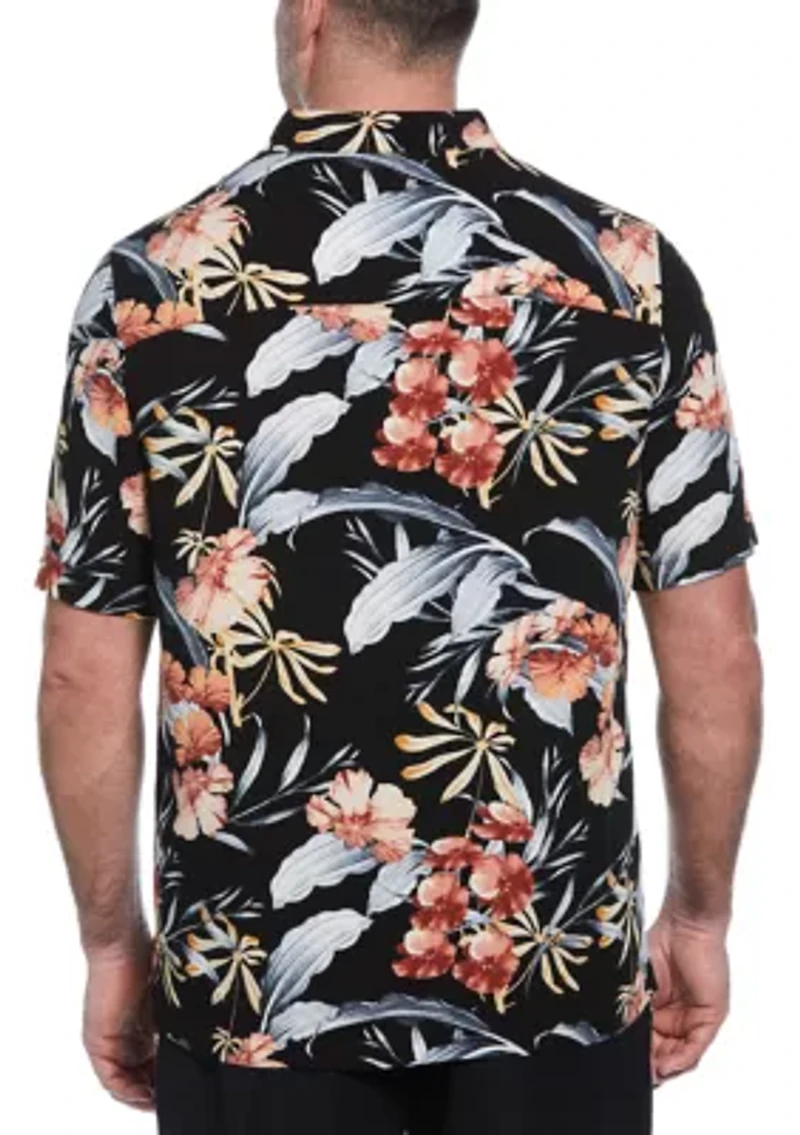 Big & Tall Floral Print Shirt