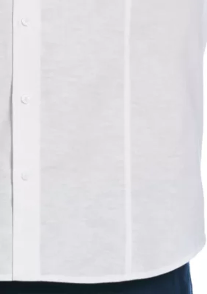 Big & Tall Single Tuck Printed Shirt