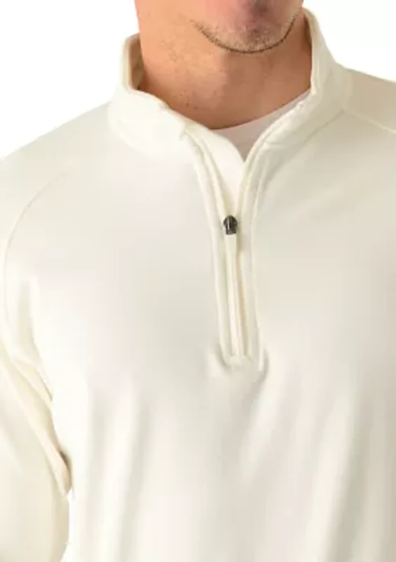Men's Soft 1/4 Zip Pullover Sweater