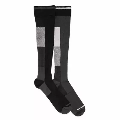 Tall Cotton Blend Compression Socks (2 Pair Pack)