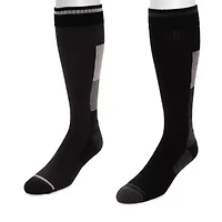 Tall Cotton Blend Compression Socks (2 Pair Pack)