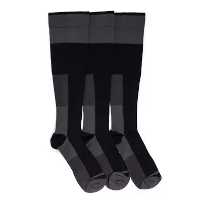 Tall Nylon Blend Compression Socks (3 Pair Pack)