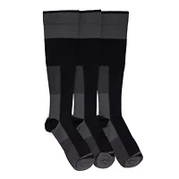 Tall Nylon Blend Compression Socks (3 Pair Pack)