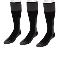 Tall Nylon Blend Compression Socks (3 Pair Pack)