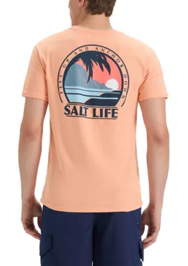 Men’s Palm Sunset Short Sleeve T-Shirt