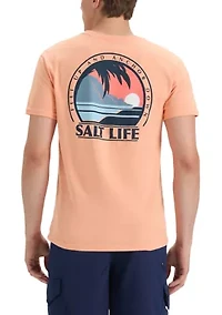 Men’s Palm Sunset Short Sleeve T-Shirt