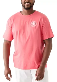 Men's Tall Skull and Hooks Graphic T-Shirt