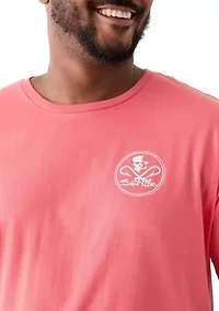 Men's Tall Skull and Hooks Graphic T-Shirt