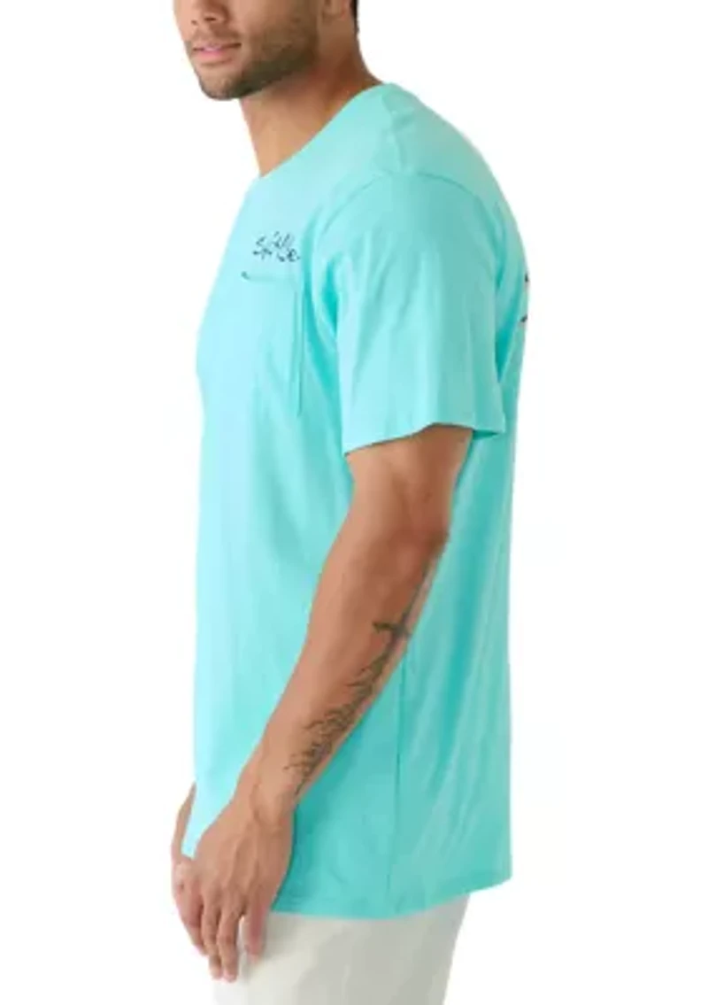 Big & Tall One Cast at a Time 30’s Graphic T-Shirt