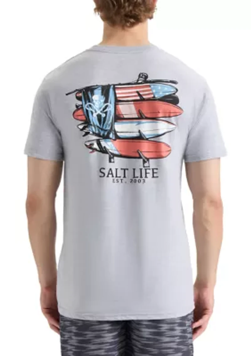 Men’s American Quiver 30’s Short Sleeve Pocket T-Shirt