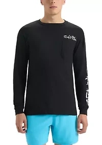 Secret Spot Long Sleeve Graphic T-Shirt