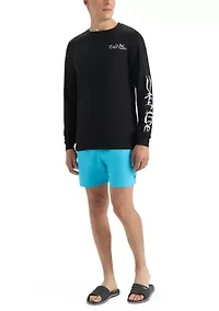 Secret Spot Long Sleeve Graphic T-Shirt