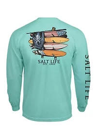 American Quiver Long Sleeve Graphic T-Shirt