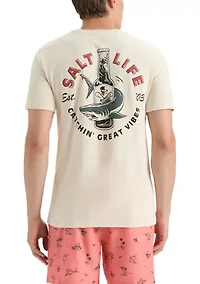 Men's Catchin’ Vibes Short Sleeve 30s T-Shirt