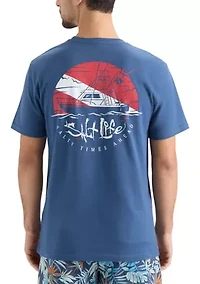 Men's Graphic Day Diver Short Sleeve 30s T-Shirt