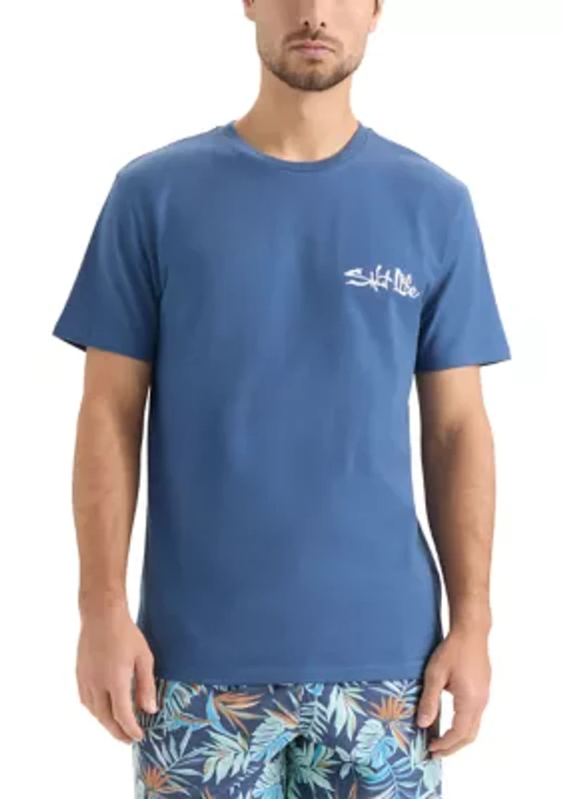 Men's Graphic Day Diver Short Sleeve 30s T-Shirt