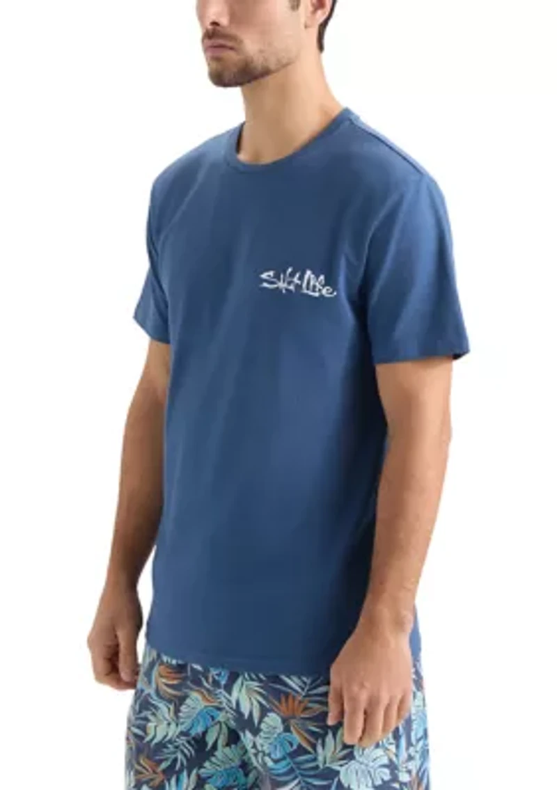 Men's Graphic Day Diver Short Sleeve 30s T-Shirt