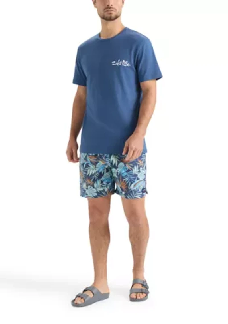 Men's Graphic Day Diver Short Sleeve 30s T-Shirt