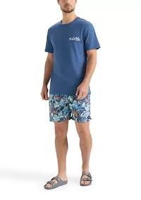 Men's Graphic Day Diver Short Sleeve 30s T-Shirt