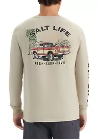 Truck and Tail Long Sleeve 30s T-Shirt