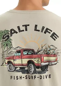 Truck and Tail Long Sleeve 30s T-Shirt