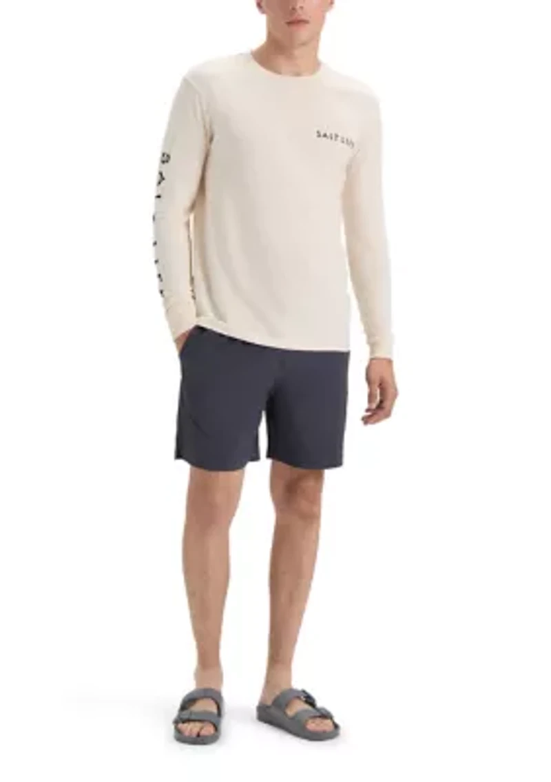 Men's Fishing Buddy Long Sleeve 30s Graphic T-Shirt