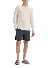 Men's Fishing Buddy Long Sleeve 30s Graphic T-Shirt