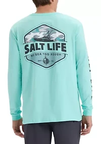 Heavy Seas Long Sleeve 30s Graphic T-Shirt