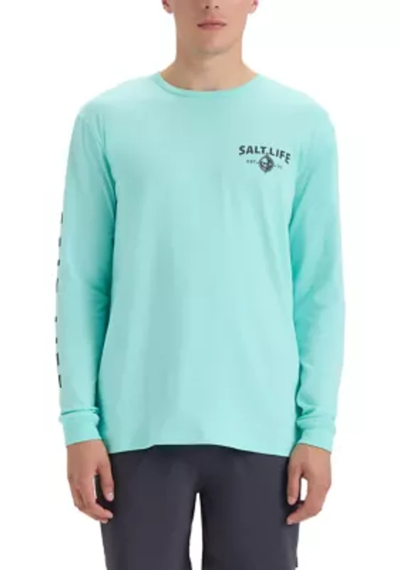 Heavy Seas Long Sleeve 30s Graphic T-Shirt