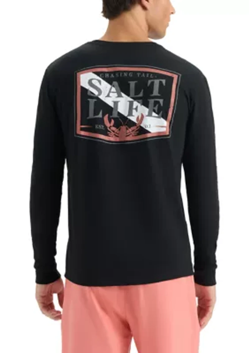 Gone Divin Long Sleeve 30s Graphic T-Shirt