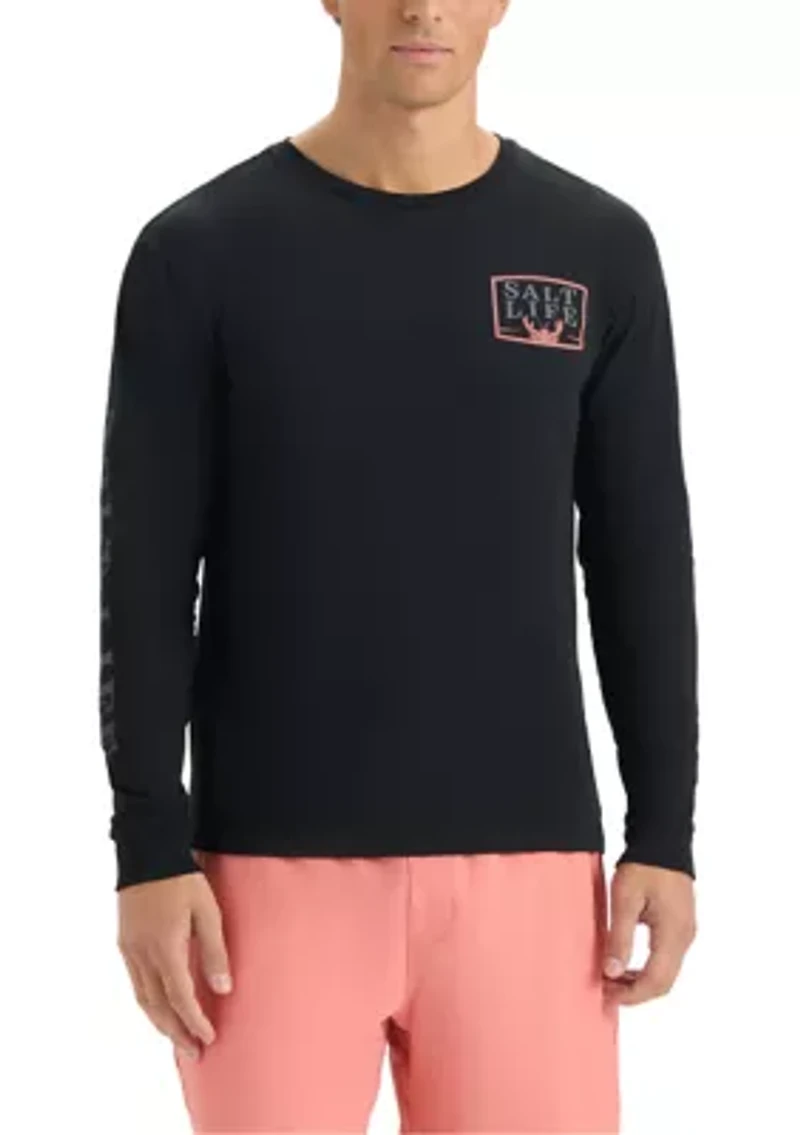 Gone Divin Long Sleeve 30s Graphic T-Shirt