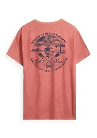 Men's Tall Salt Life Beach Therapy 30's Graphic T-Shirt