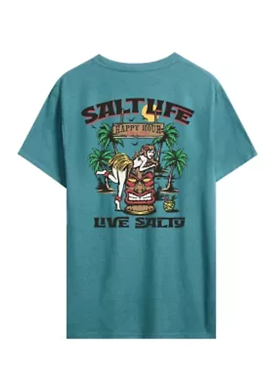 Big & Tall Tiki Hour Graphic 30’s Shirt