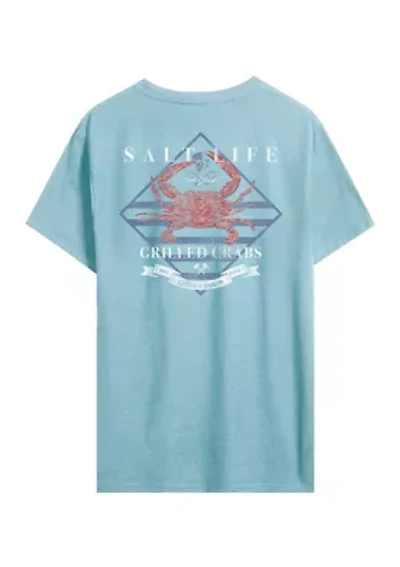 Big & Tall Crab Hammer 30’s Graphic Shirt