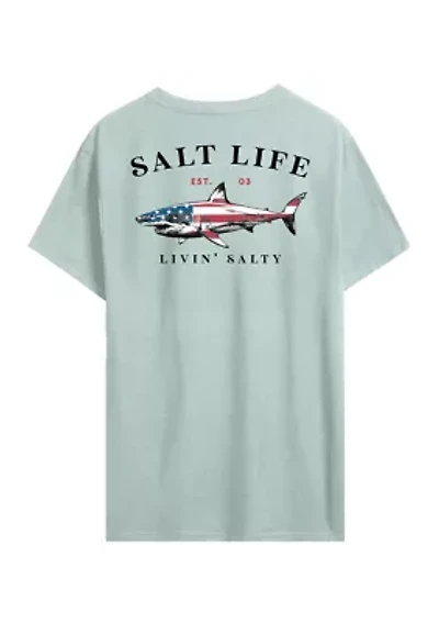 Big & Tall Salt Life Men’s Jaws of Steel &Tall 30’s Shirt