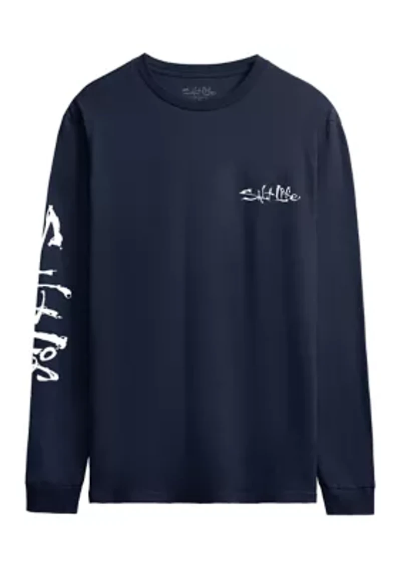 Men’s Sailfish ‘N Bones 30’s Long Sleeve T-Shirt